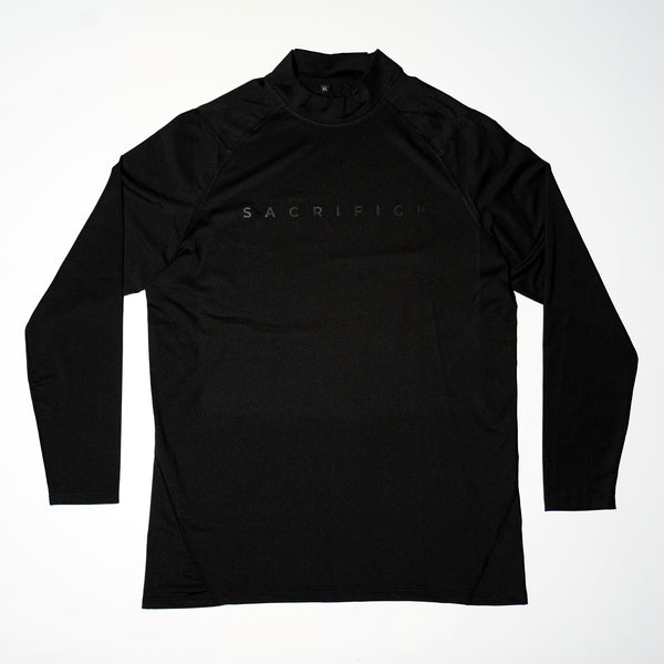 "Elite" Long Sleeve Compression Tee Black