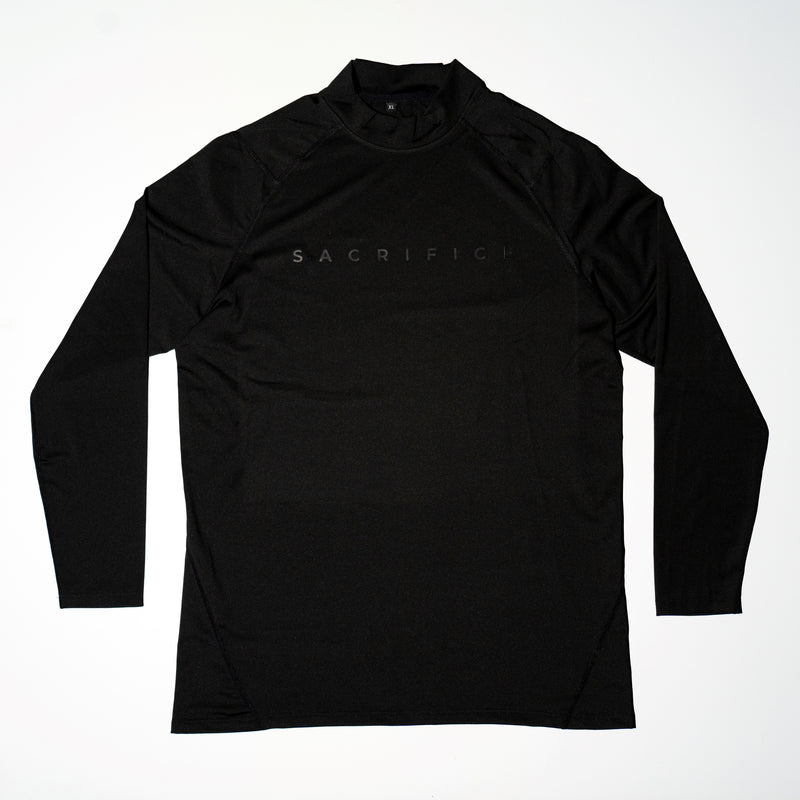 "Elite" Long Sleeve Compression Tee Black