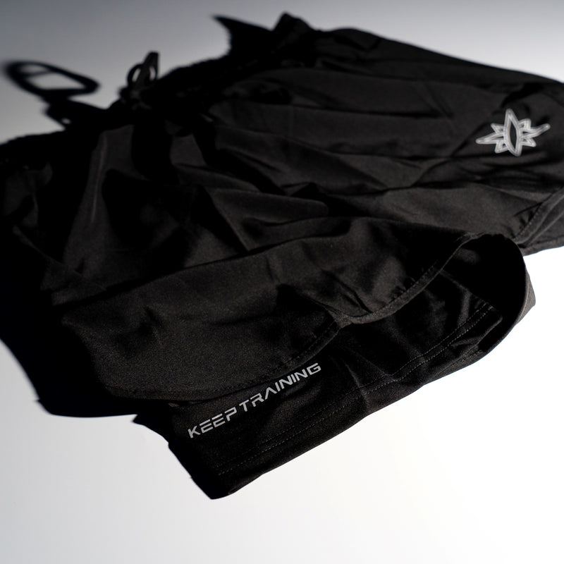 "Courage" Performance Shorts Black