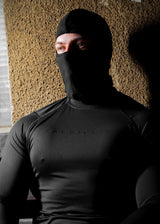 "Elite" Long Sleeve Compression Tee Black