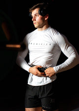 "Elite" Long Sleeve Compression Tee White