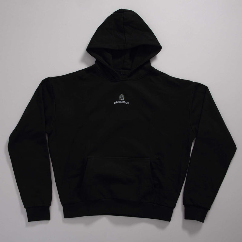 "FAITH" OVERSIZED HOODIE BLACK