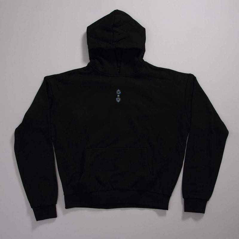 "WRATH" OVERSIZED HOODIE BLACK