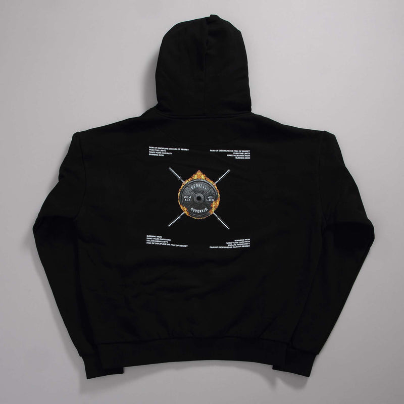 "FAITH" OVERSIZED HOODIE BLACK